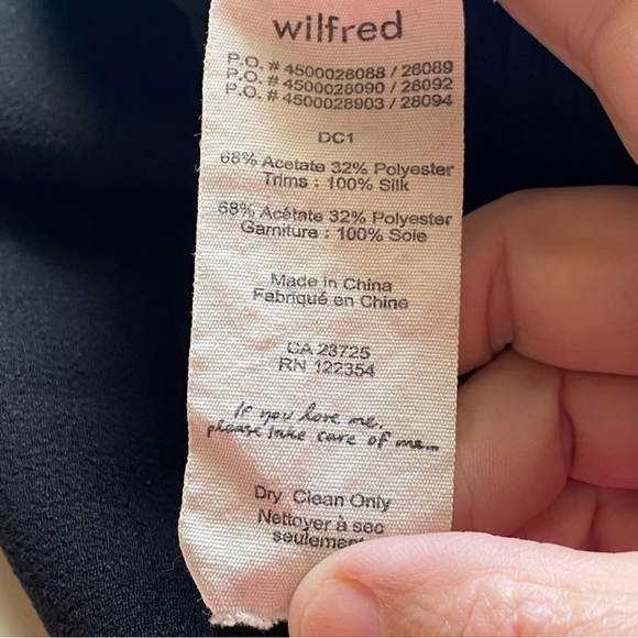 Aritzia Wilfred Chavelier Blazer Black Size 10 Japanese Crepe Pockets Unlined - Picture 10 of 15